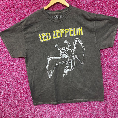 Led Zeppelin Icarus Gray T-Shirt Medium