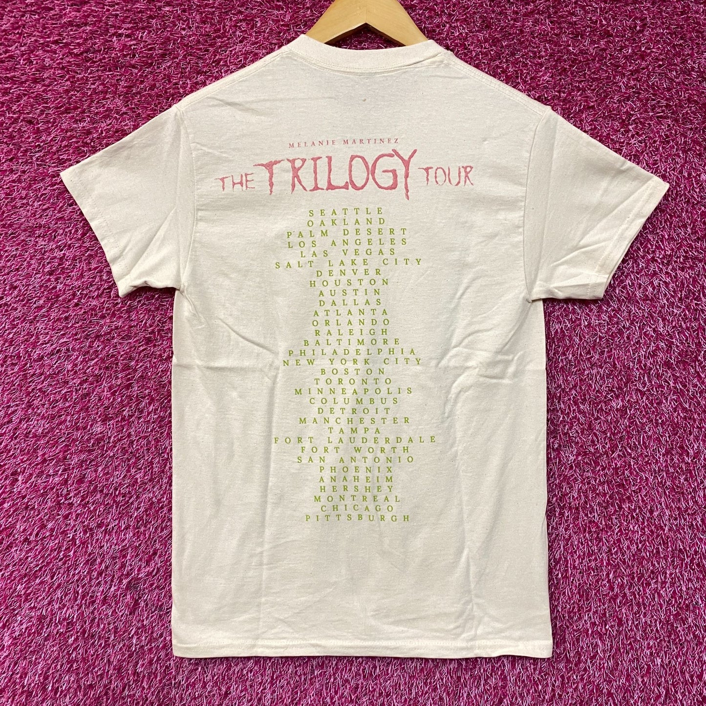 Melanie Martinez Trilogy Tour Beige Tshirt size Small
