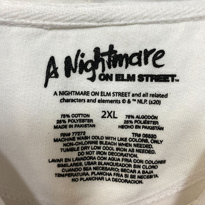 A Nightmare On Elm Street Freddy Krueger Book Cover Horror Hoodie 2XL