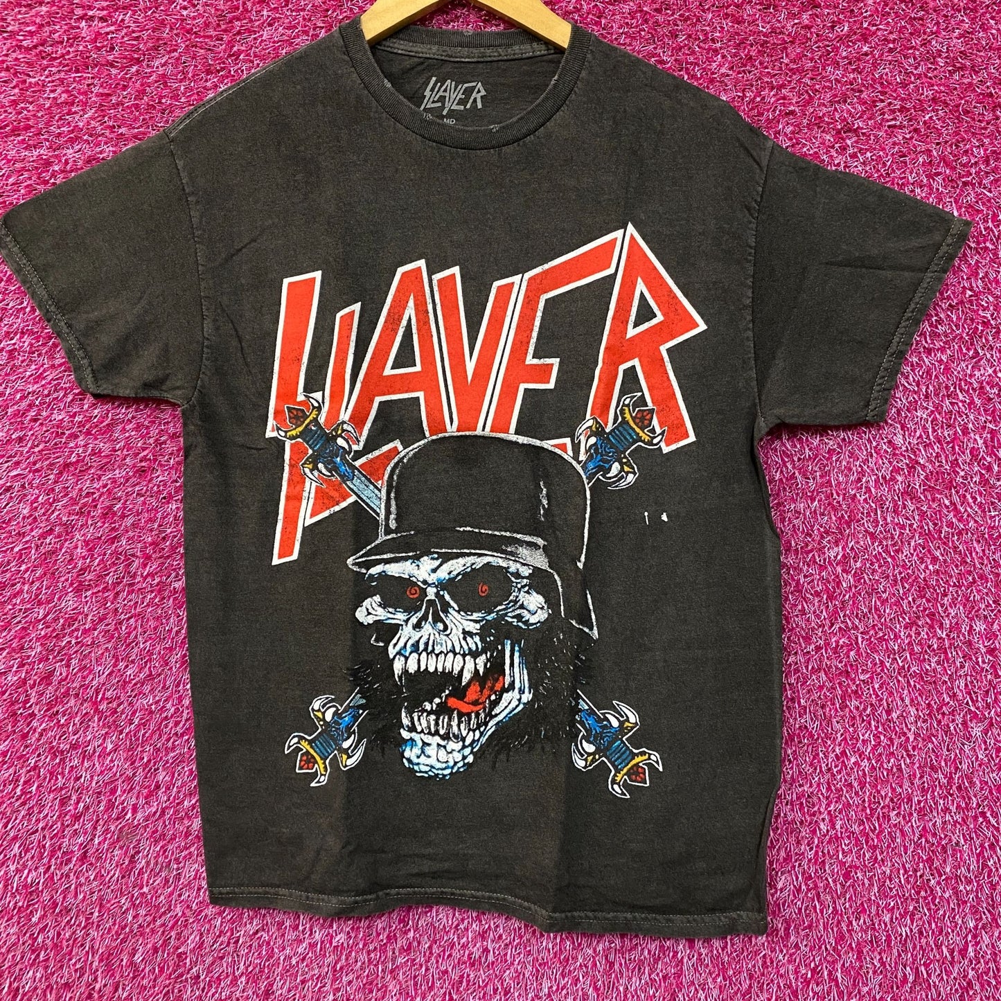 Slayer Hermit Thrash Metal Band T-Shirt Medium