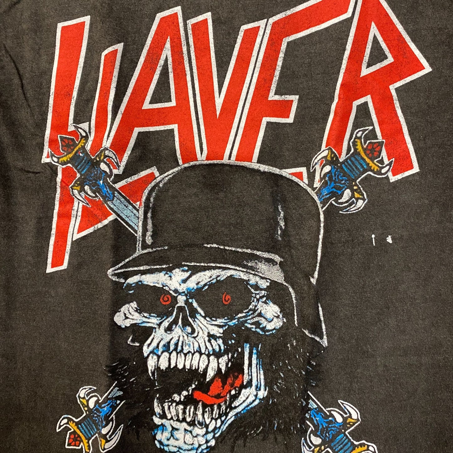 Slayer Hermit Thrash Metal Band T-Shirt Medium