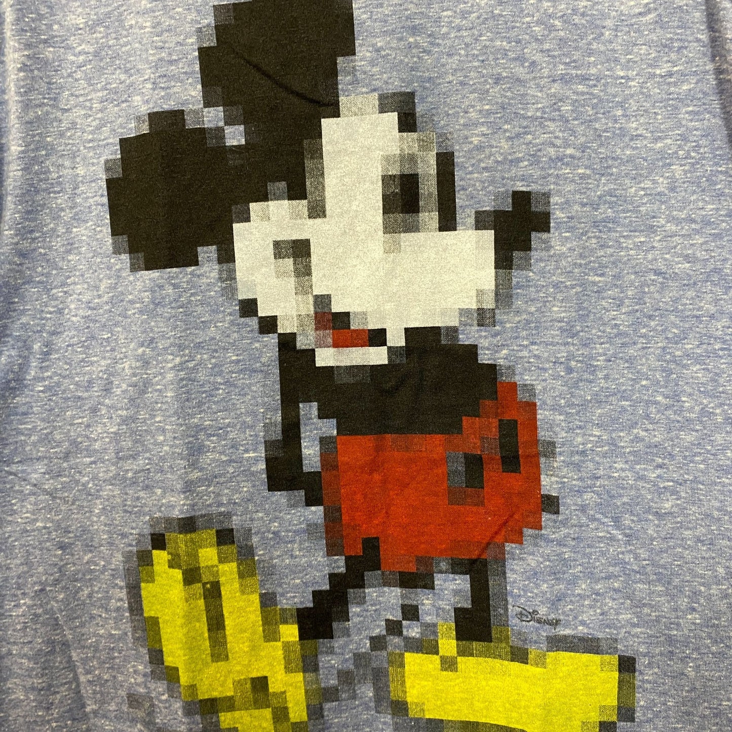 Disney Mickey Mouse Pixelated Graphic Art Tank Top Medium