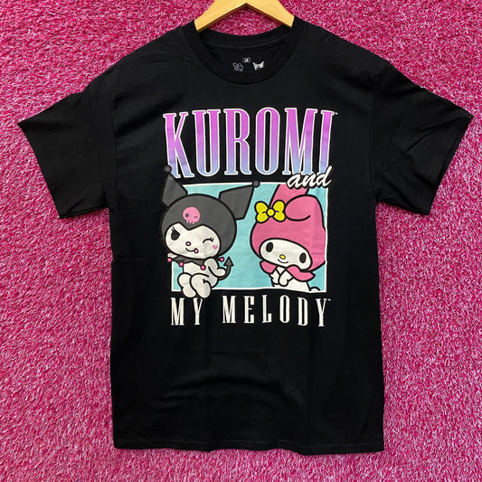 Sanrio Kuromi and My Melody Kawaii Graphic Design T-Shirt M