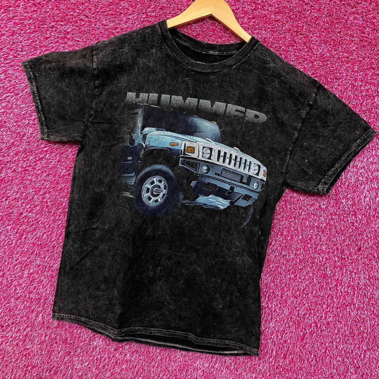 Hummer Stormy Ride Graphic Washed T-Shirt XS