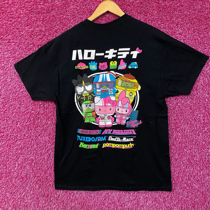 Sanrio Hello Kitty And Friends Tokyo Speed Race Kawaii T-Shirt Large
