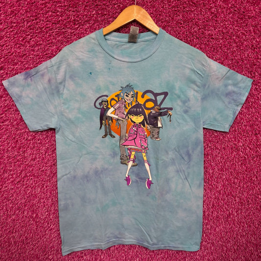 The Gorillaz Phase 1 Celebrity Take Down Rock Tie Dye M