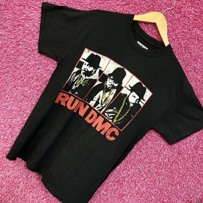 Run DMC Gold Donkey Ropes Raising Hell Rap Tee Small