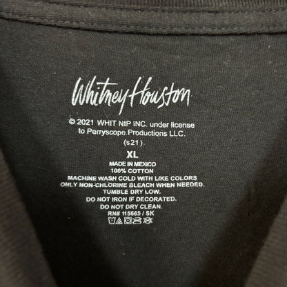 Whitney Houston 1987 Alternate Album Art Dance Pop Tee XL