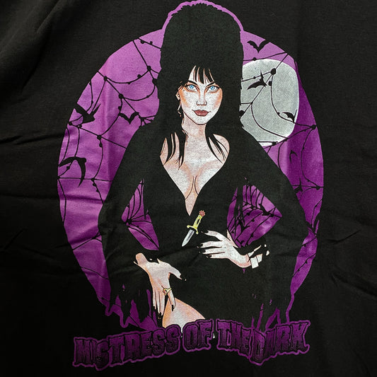 Elvira Mistress of the Dark Graphic T-Shirt Large