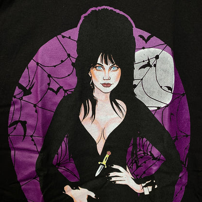 Elvira Mistress of the Dark Graphic T-Shirt Large