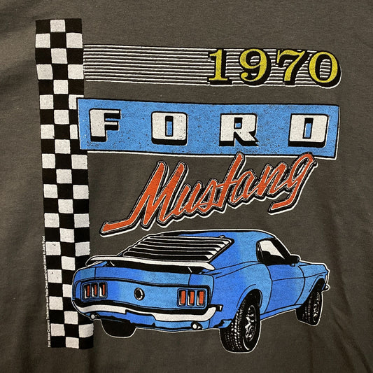 Junk Food Ford Mustang 1970 Graphic T-Shirt Large