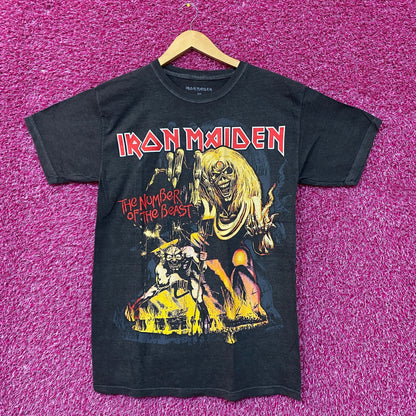 Iron Maiden The Number Of The Beast Rock Tshirt size Small