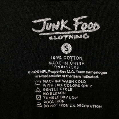 Junk Food Clothing Philadelphia Eagles Timeout Long Sleeve Crop Tee Small