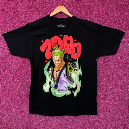 One Piece Roronoa Zoro Wan Arc Fit Anime Graphic T-Shirt XL