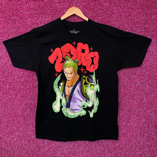 One Piece Roronoa Zoro Wan Arc Fit Anime Graphic T-Shirt XL