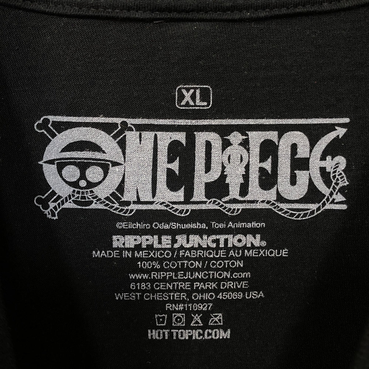 One Piece Roronoa Zoro Wan Arc Fit Anime Graphic T-Shirt XL