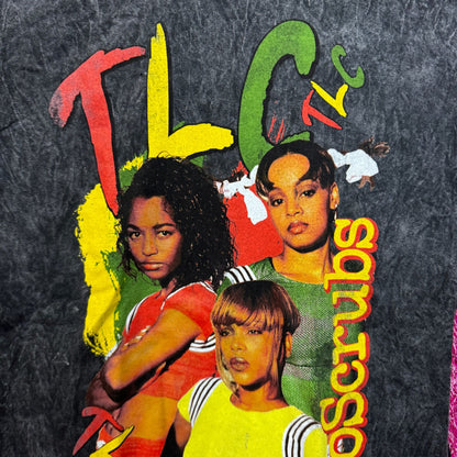 TLC No Scrubs Fan Mail Album Art Poster Soul Girl Band Tee M
