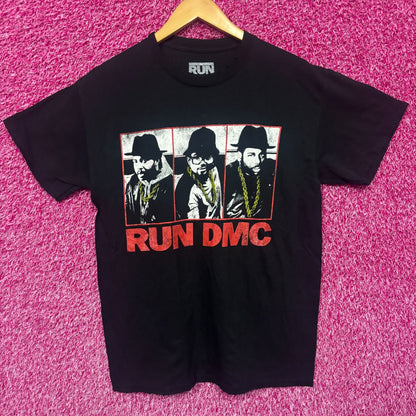 Run DMC Gold Donkey Ropes Raising Hell Distressed Rap Tee S