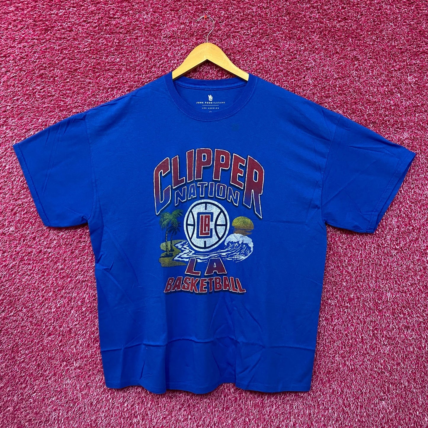 NBA LA Clippers Blue Clipper Nation Tshirt size extra large