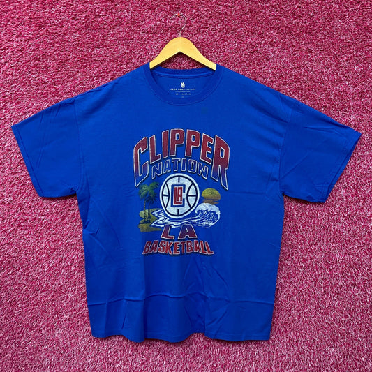 NBA LA Clippers Blue Clipper Nation Tshirt size extra large
