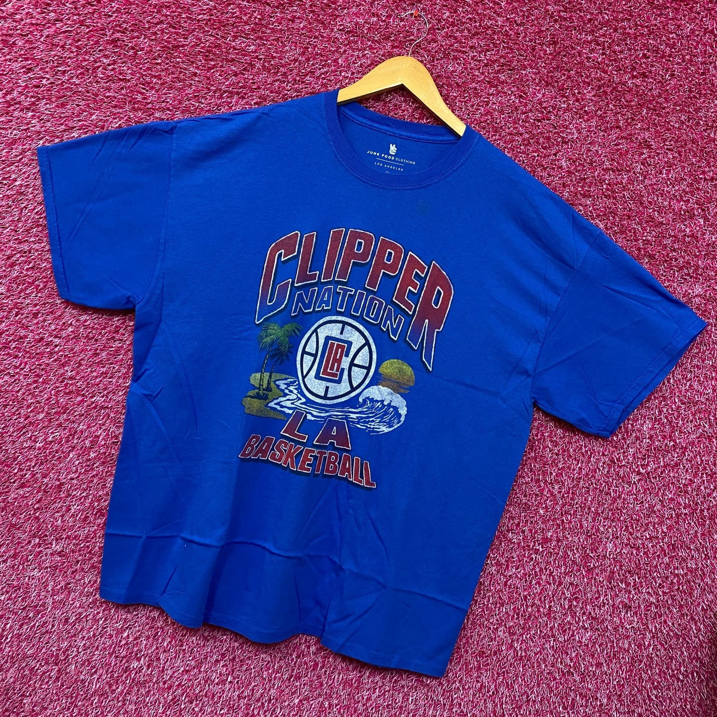 NBA LA Clippers Blue Clipper Nation Tshirt size extra large