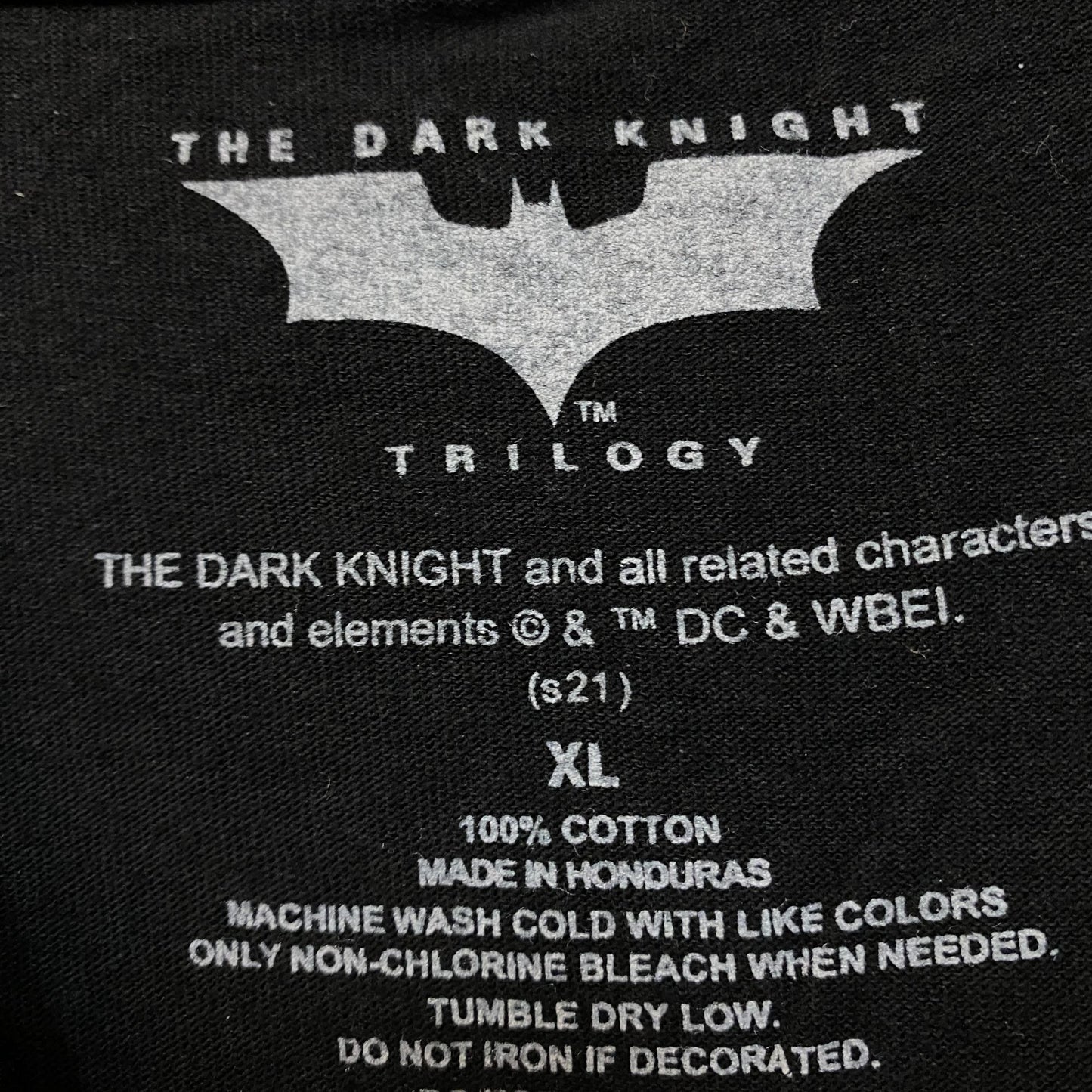 Dc The Dark Knight Trilogy The Joker Tshirt size Extra Large