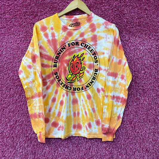Cheetos Flamin' Hot Promo Tie Dye Long Sleeve T-Shirt Small