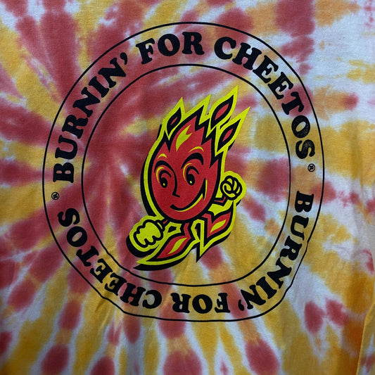 Cheetos Flamin' Hot Promo Tie Dye Long Sleeve T-Shirt Small