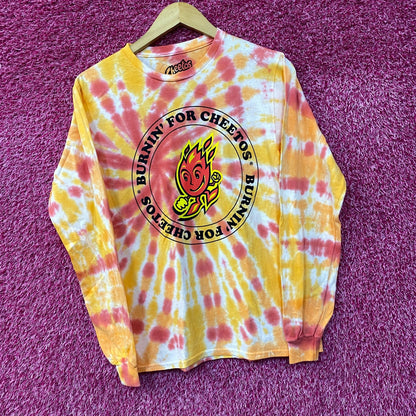 Cheetos Flamin' Hot Promo Tie Dye Long Sleeve T-Shirt Small
