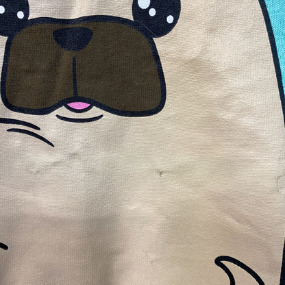 Doug the Thug Pug Butterfly Knife Kawaii Pop Art T-Shirt Extra Small