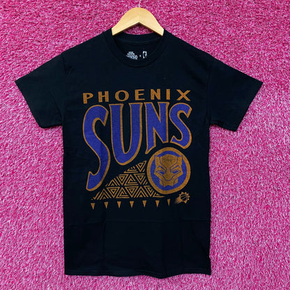 Junk Food Phoenix Suns NBA x Marvel Black Panther Wakanda Forever T-Shirt Small