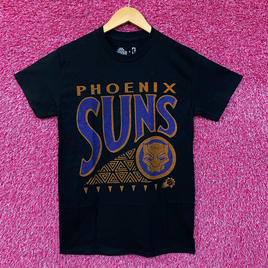 Junk Food Phoenix Suns NBA x Marvel Black Panther Wakanda Forever T-Shirt Small