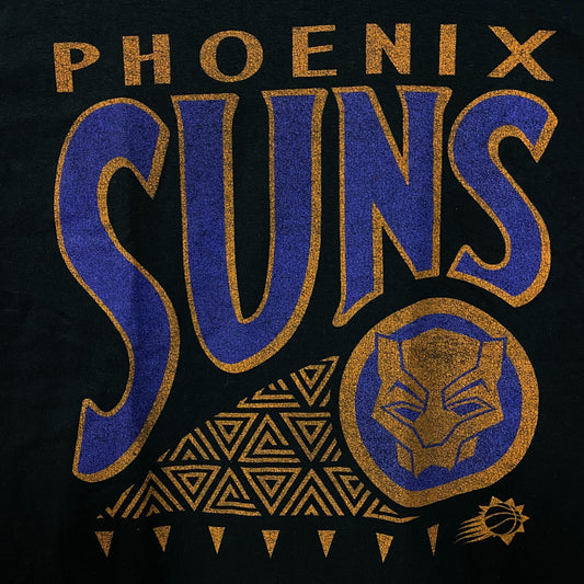 Junk Food Phoenix Suns NBA x Marvel Black Panther Wakanda Forever T-Shirt Small