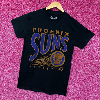 Junk Food Phoenix Suns NBA x Marvel Black Panther Wakanda Forever T-Shirt Small