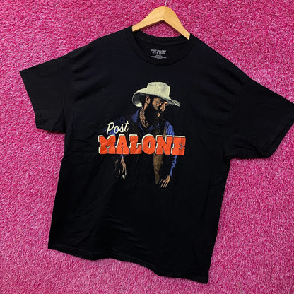 Post Malone Cowboy F-1 Trillion Album Country T-Shirt XL