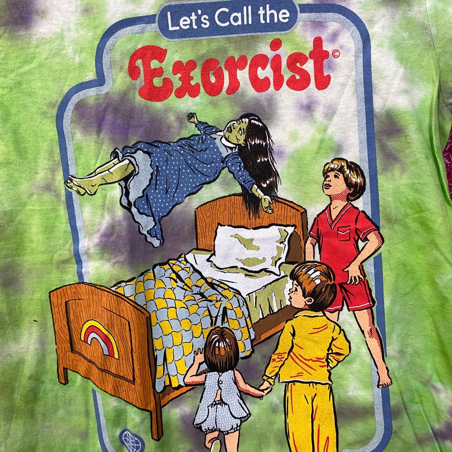 Black Matter Let's Call The Exorcist Tie Dye T-Shirt Extra Small