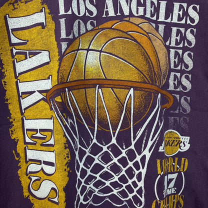 Junk Food Los Angeles Lakers Champs Vintage Style Women's T-Shirt XS