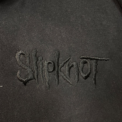 Slipknot "9 Point Star" Faded Black Zip Hoodie 2XL
