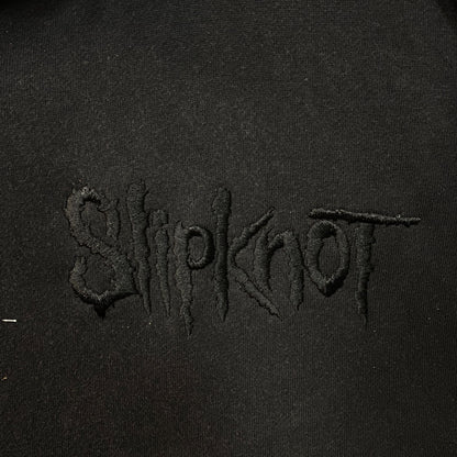 Slipknot "9 Point Star" Faded Black Zip Hoodie 2XL