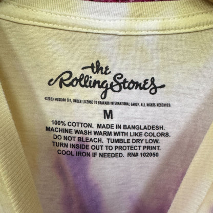 The Rolling Stones Circus Stars Hot Lips Rock Band Tie Dye M