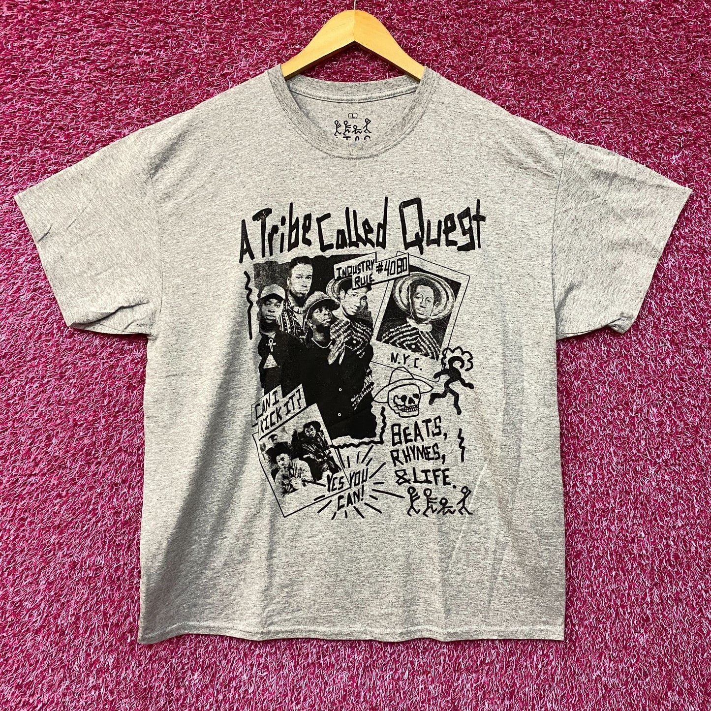 A Tribe Called Quest Beats, Rhymes, & Life Album T-Shirt Large