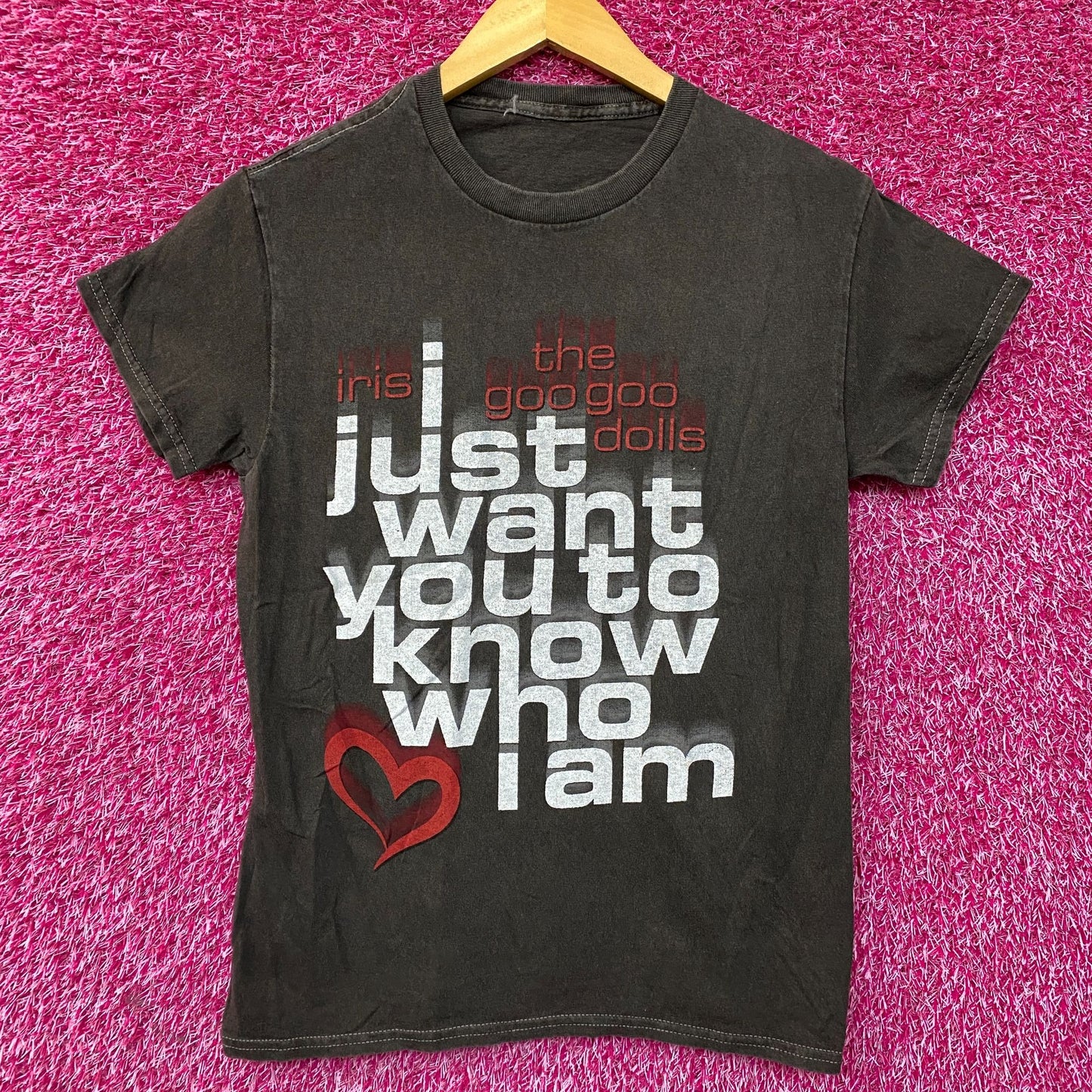 Iris Lyrics the Googoo Dolls I just Want You to Know Who I Am T-Shirt Size Small