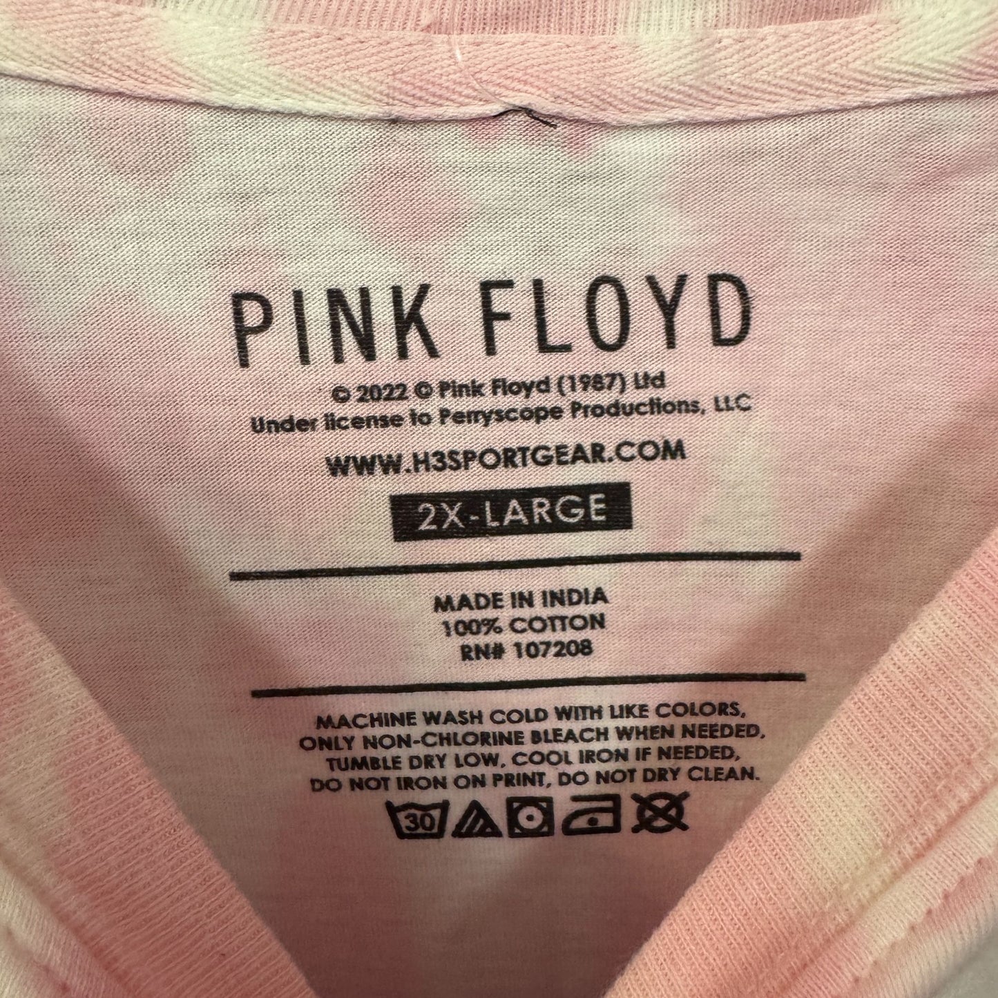 Pink Floyd Atom Heart Mother Filmore Rock Show Tie Dye 2XL