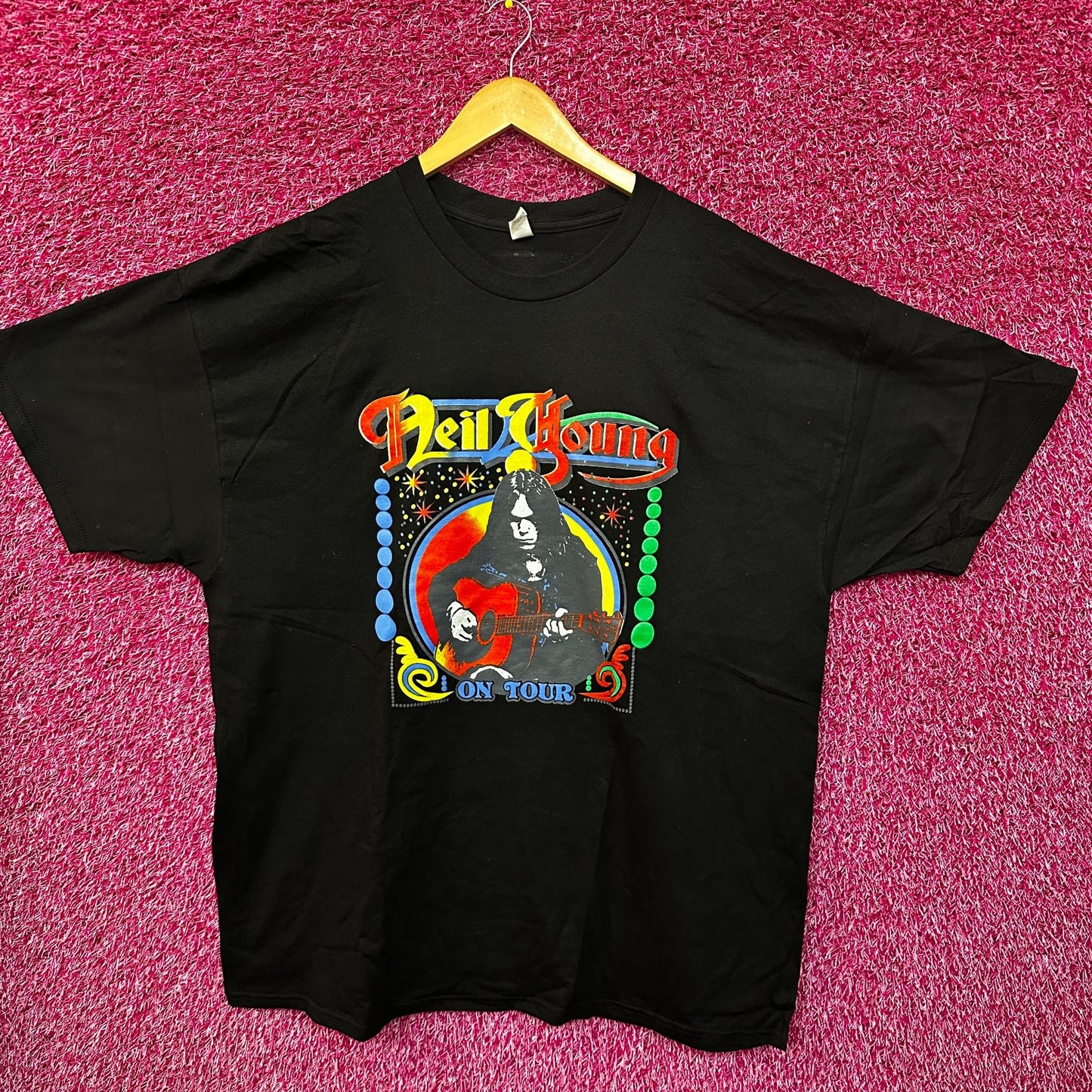 Neil Young Tour Stop Rock Tshirt size 2X