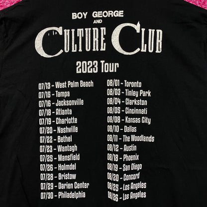 Boy George and Culture Club 2023 Tour Soul Pop Band Tee XL
