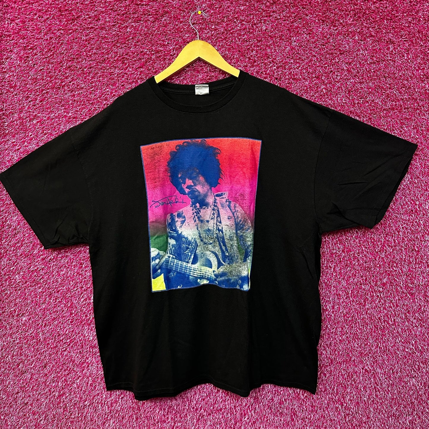 Jimi Hendrix Groovy psychedelic rock tshirt size 2x