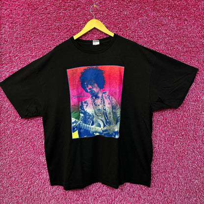 Jimi Hendrix Groovy psychedelic rock tshirt size 2x