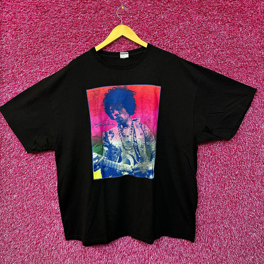 Jimi Hendrix Groovy psychedelic rock tshirt size 2x