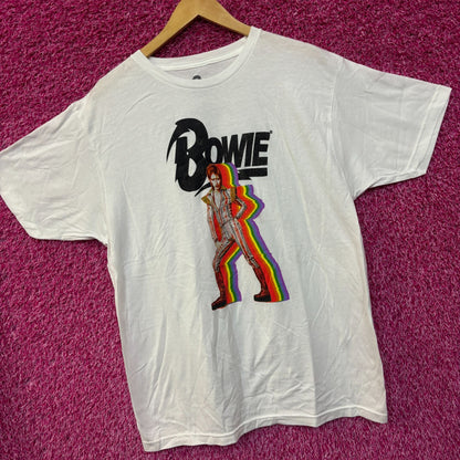 David Bowie Starman Rainbow Tshirt size large