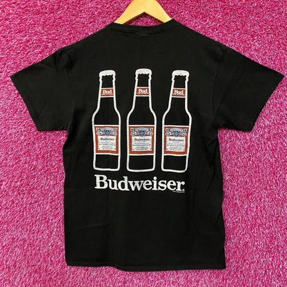 Budweiser King Of Beer Bottles Graphic T-Shirt Small